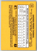 1986 Donruss The Rookies Andres Thomas
