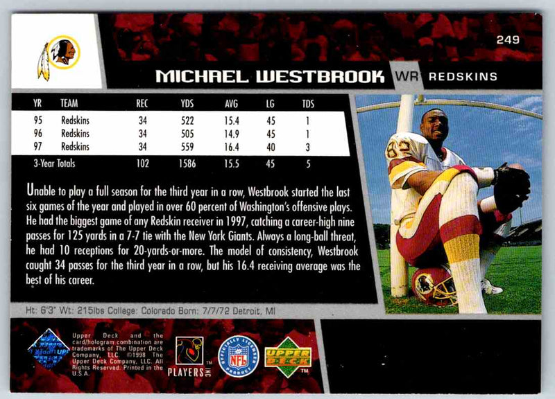 1998 Upper Deck Michael Westbrook