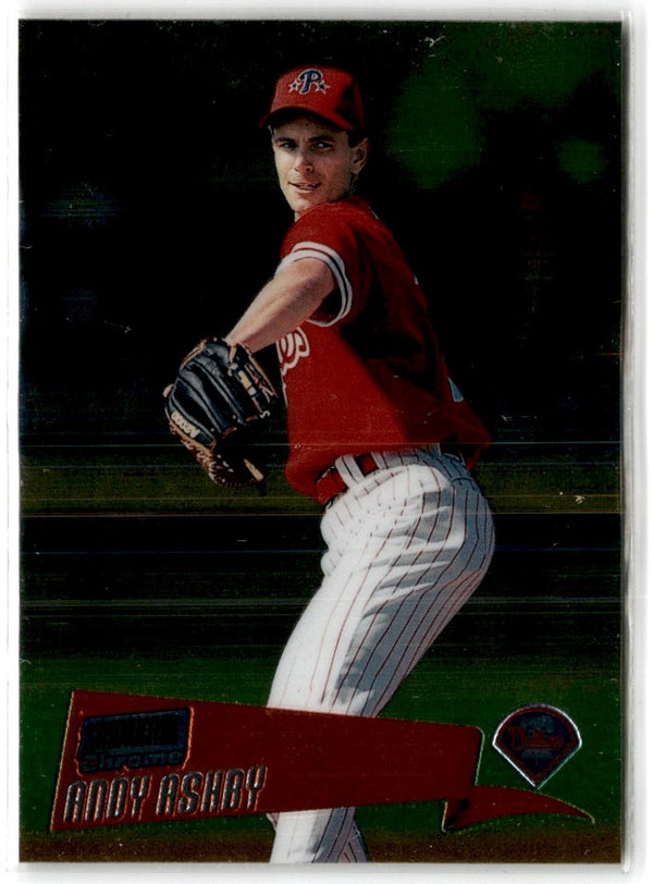 1996 Stadium Club Chrome Andy Ashby #62