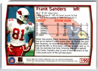1999 Topps Frank Sanders #190