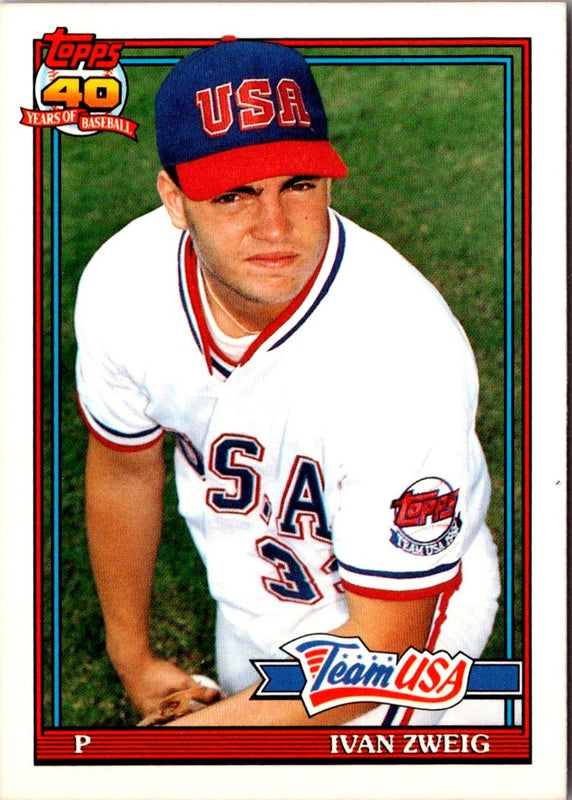 1991 Topps Traded Ivan Zweig #131T Rookie