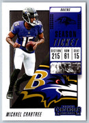 2018 Panini Contenders Michael Crabtree