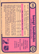 1982 O-Pee-Chee Bengt Lundholm