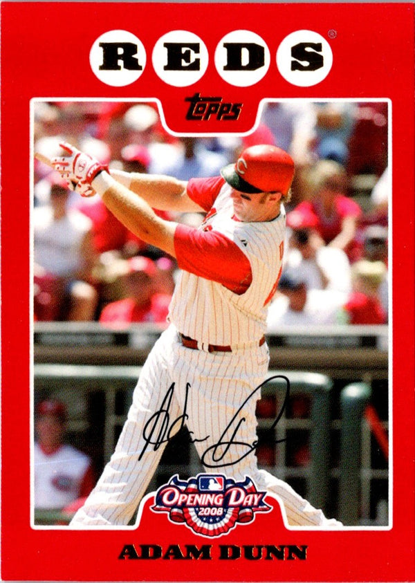 2008 Topps Opening Day Adam Dunn #153