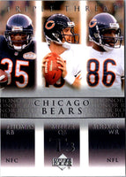 2002 Upper Deck Anthony Thomas/Jim Miller/Marty Booker #65