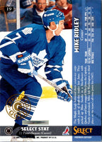 1994 Select Mike Ridley #19