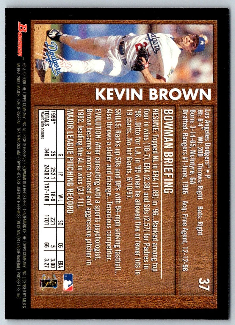 2000 Bowman Kevin Brown