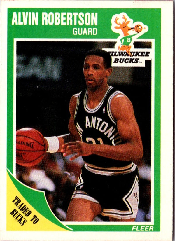 1989 Fleer Alvin Robertson #90