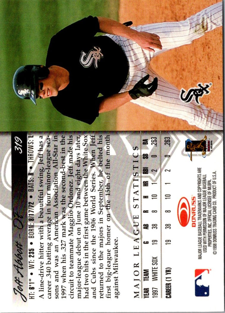 1998 Donruss Jeff Abbott