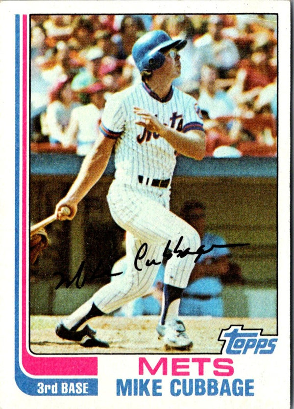 1982 Topps Mike Cubbage #43