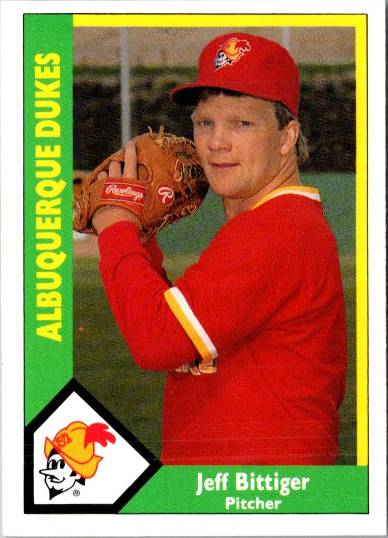 1990 CMC Albuquerque Dukes Jeff Bittiger