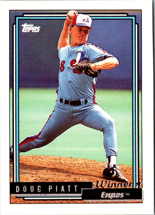 1992 Topps Doug Piatt #526 Rookie