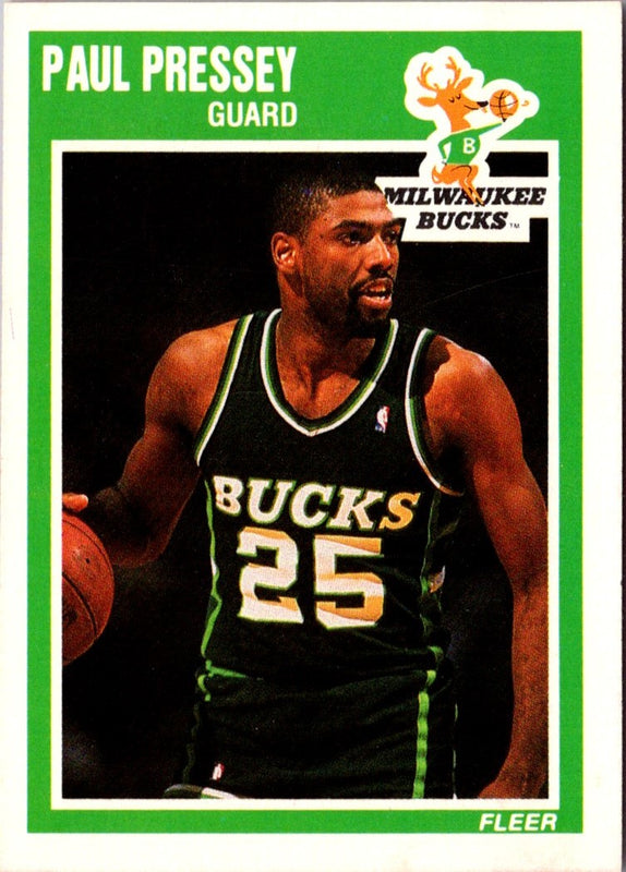 1989 Fleer Paul Pressey #89