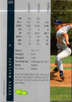 1992 Classic Draft Picks Derek Wallace #8