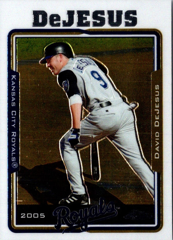 2005 Topps Chrome David DeJesus #338