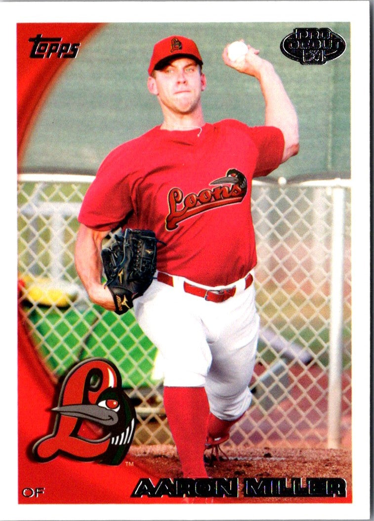 2010 Topps Pro Debut Aaron Miller