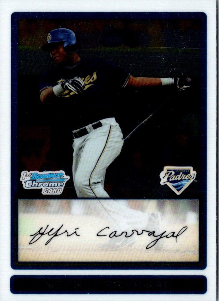 2009 Bowman Chrome Prospects Yefri Carvajal