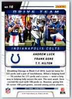2017 Score Drive Team Andrew Luck/Frank Gore/T.Y. Hilton #16