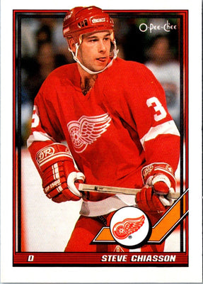 1991 O-Pee-Chee Steve Chiasson #508