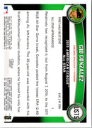 2011 Topps Update Gio Gonzalez