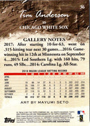 2017 Topps Gallery Tim Anderson