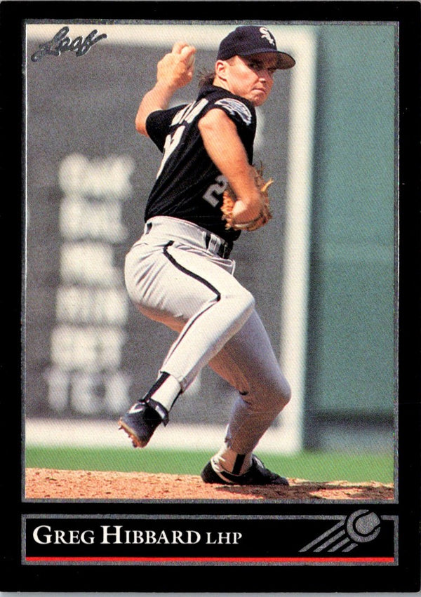 1992 Leaf Black Gold Greg Hibbard #169