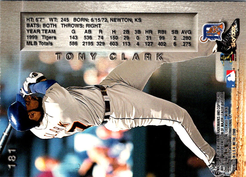 2000 Metal Emerald Tony Clark