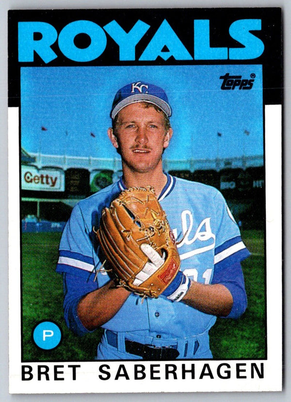 1986 Topps Bret Saberhagen #487