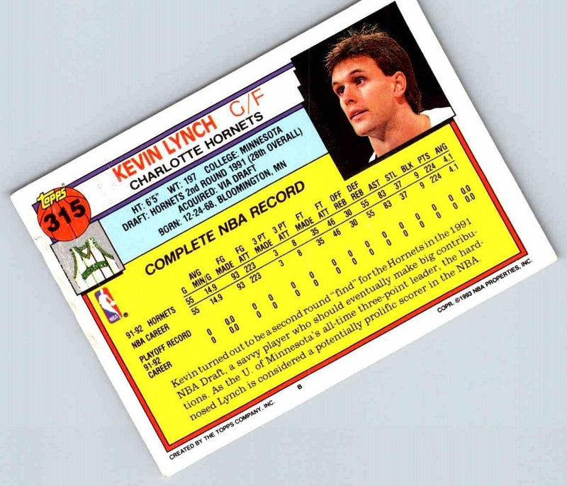 1991 Topps Kevin Lynch