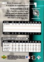 1999 Upper Deck Century Legends Alex Gonzalez #114