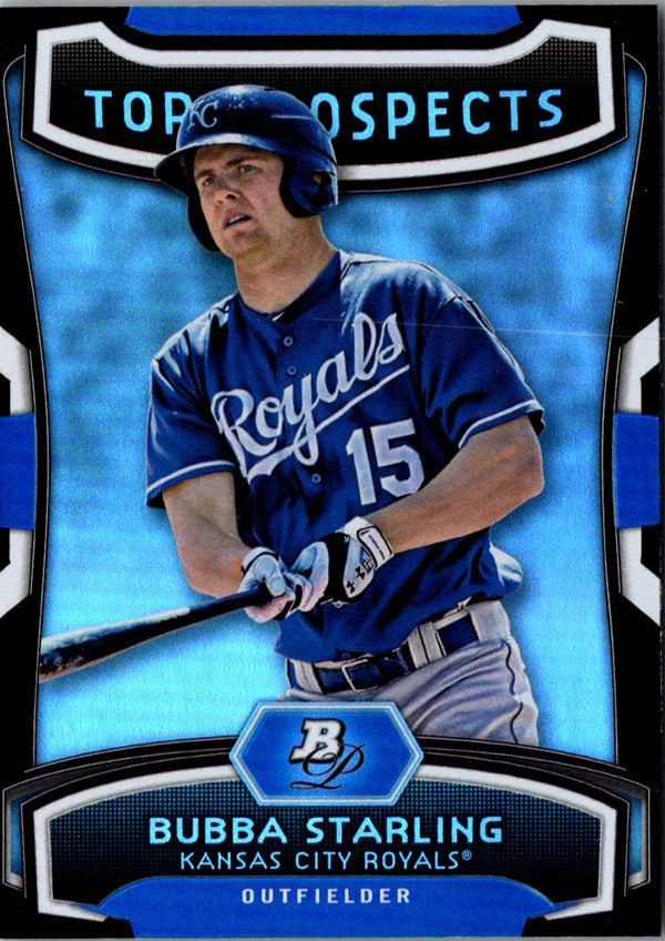 2012 Bowman Draft Picks & Prospects Dual Top 10 Ryan Braun/Bubba Starling #TP-BS