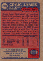 1985 Topps Craig James #328 Rookie