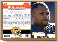 1991 Score Rickey Jackson #450