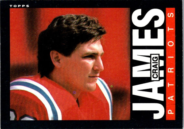 1985 Topps Craig James #328 Rookie