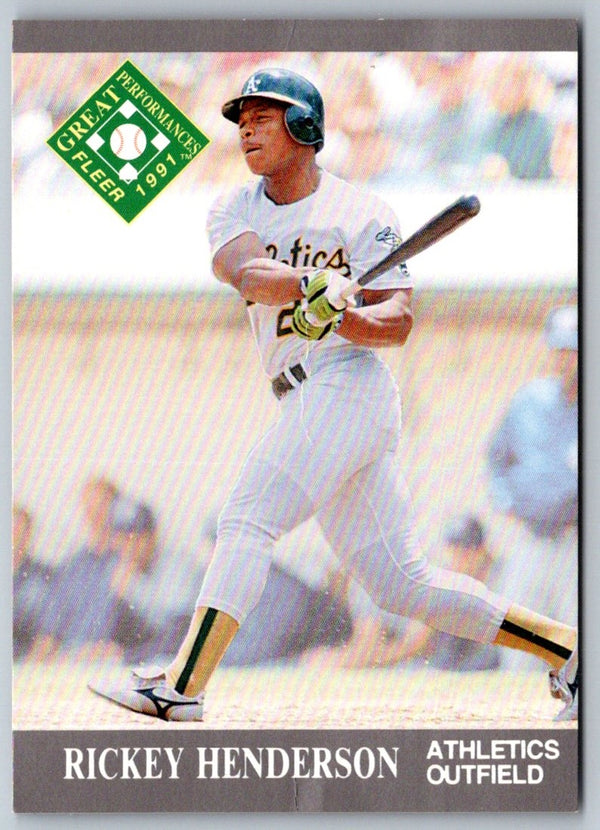 1991 Ultra Rickey Henderson #393