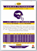2013 Score Adrian Peterson #119