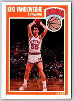 1989 Fleer Kiki Vandeweghe #106