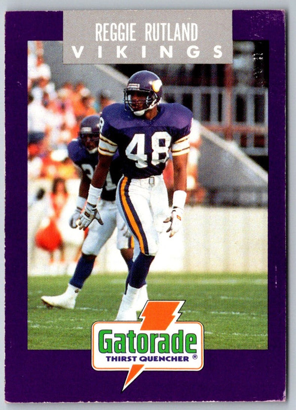 1991 Minnesota Vikings Police Reggie Rutland #8