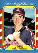 1987 Fleer Limited Edition Wally Joyner