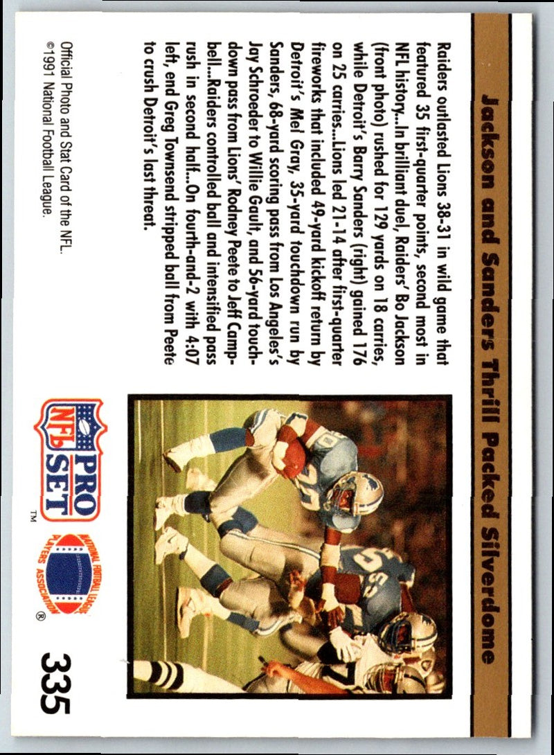 1991 Pro Set Barry Sanders