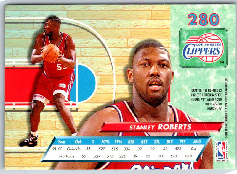 1992 Fleer Ultra Stanley Roberts