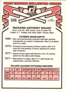 1981 Donruss Dick Drago