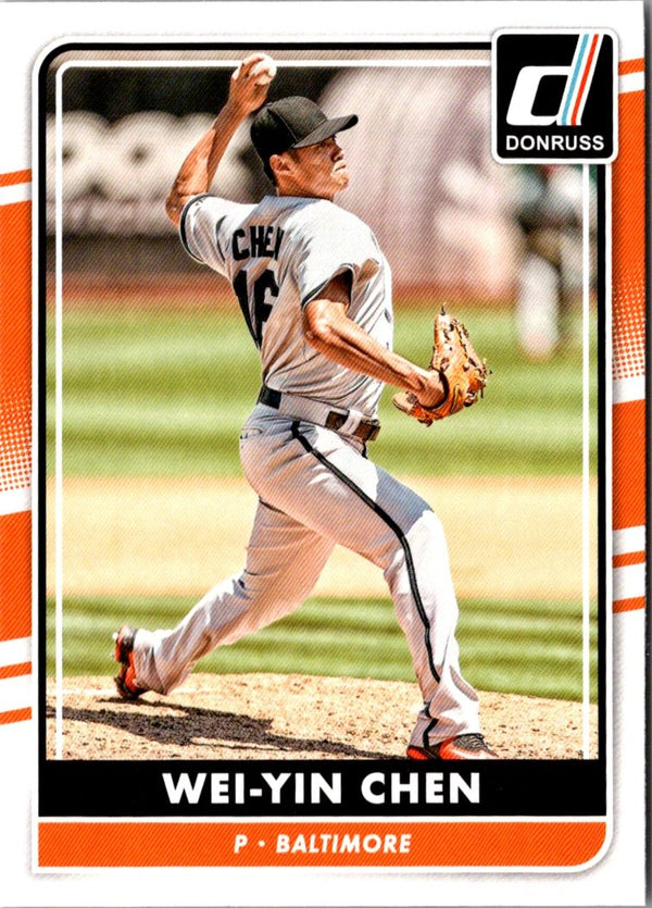 2016 Donruss Wei-Yin Chen #155