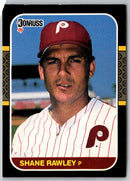 1987 Donruss Shane Rawley