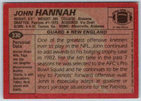 1983 Topps John Hannah #330