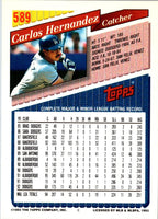 1993 Topps Carlos Hernandez #589