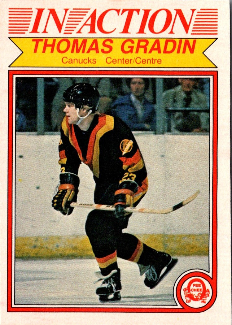 1982 O-Pee-Chee Thomas Gradin