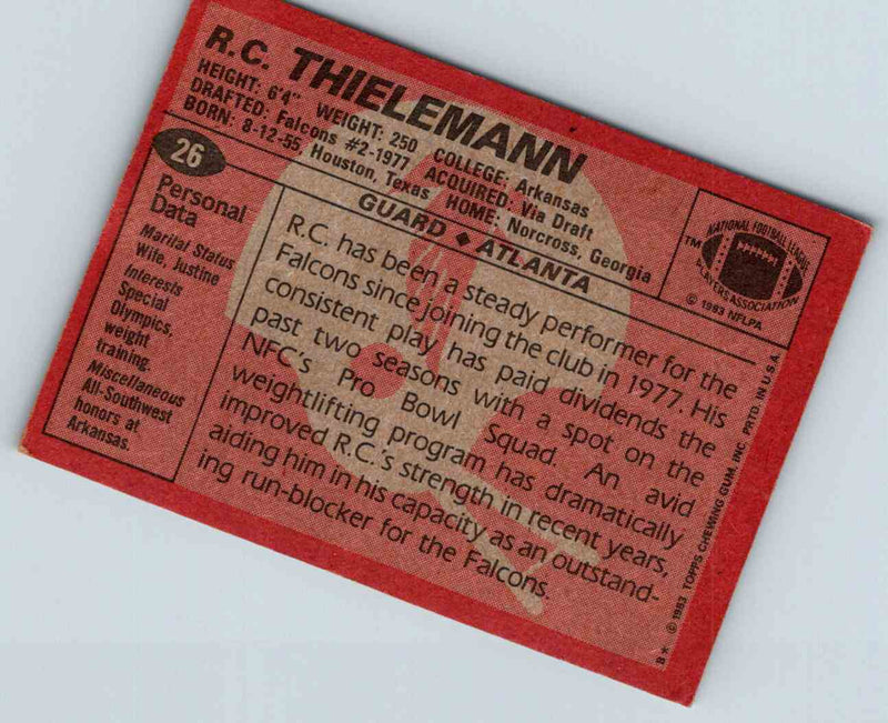 1983 Topps R.C. Thielemann