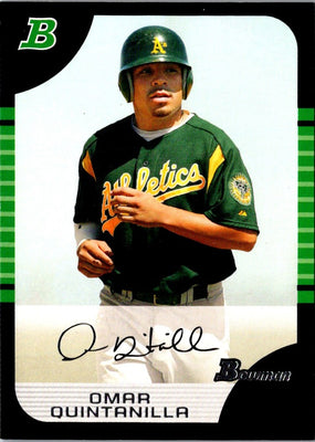 2005 Bowman Autographs Omar Quintanilla #141 Autograph