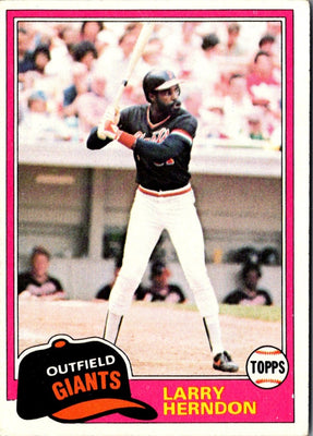 1981 Topps Larry Herndon #409